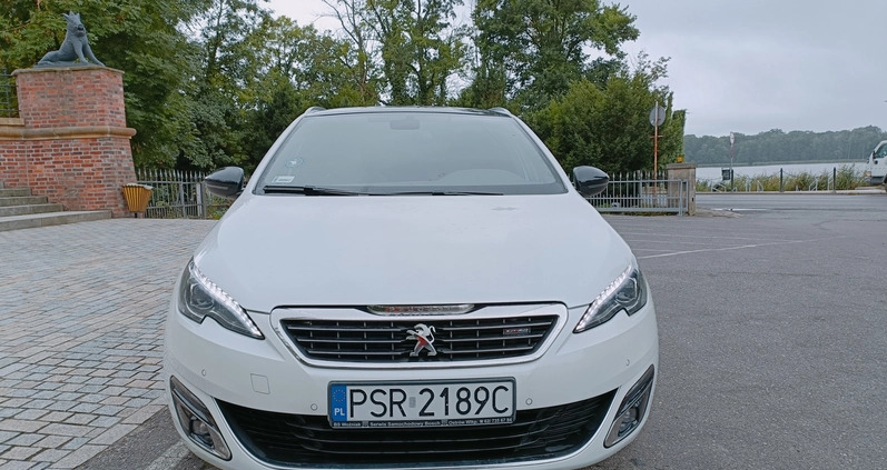 Peugeot 308 cena 45700 przebieg: 147000, rok produkcji 2016 z Kórnik małe 232